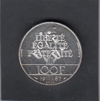 Beschrijving: 100 Franc  LAFAYETTE(PIEDFORT)